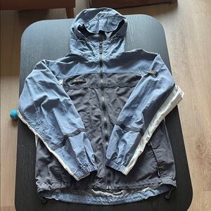 Columbia Men's Blue and Gray Windbreaker